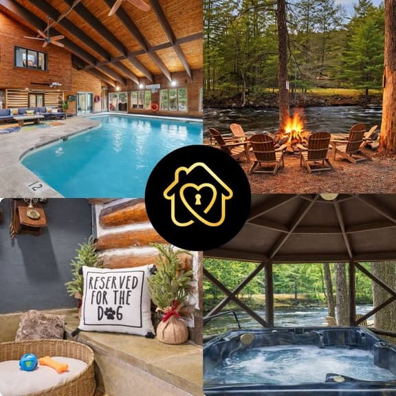 Riverfront Lodge with Indoor Pool & Hot Tub